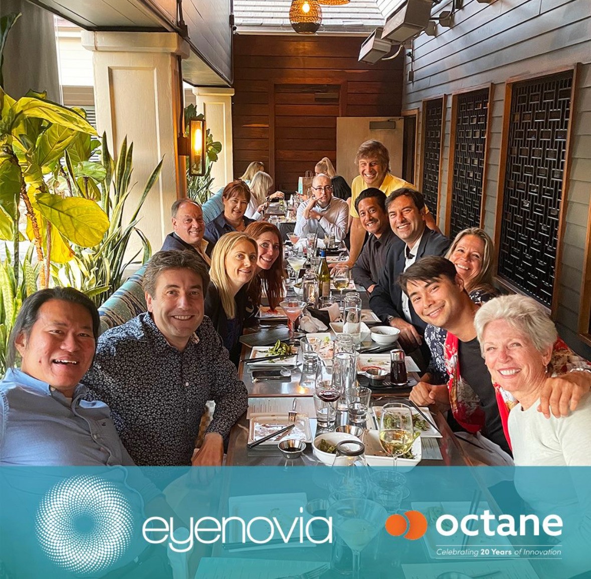 Eyenovia team dinner